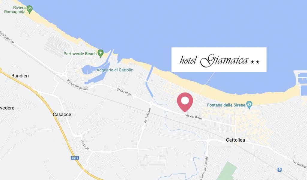 Wo Sie das Hotel Giamaica in Cattolica finden